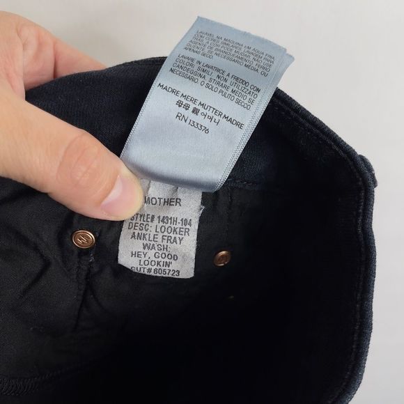 Mother The Looker Ankle Frayed Hem Jeans - Picture 13 of 14